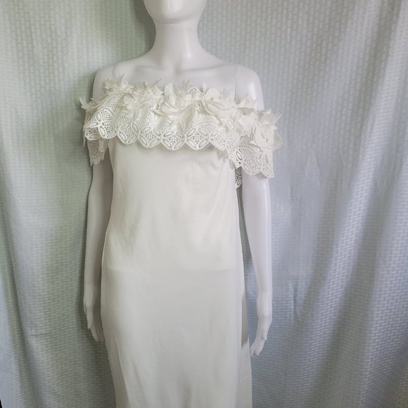 NWT Fashion Nova Midnight In Moscow Dress - White, Size XL - Picture 6 of 10